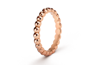 Perlée pearls of gold ring