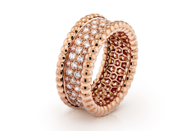 Perlée diamonds ring