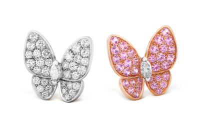 Two Butterfly earrings