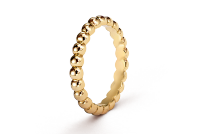 Perlée pearls of gold ring