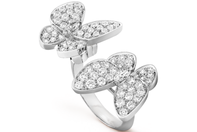 Two Butterfly Between the Finger ring