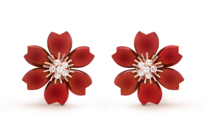 Rose de Noël earrings