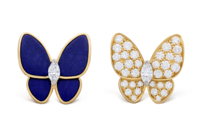 Two Butterfly earrings