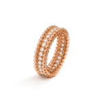 Perlée diamonds ring