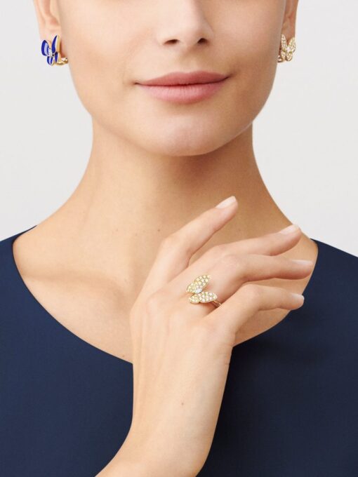 Two Butterfly earrings - Image 2