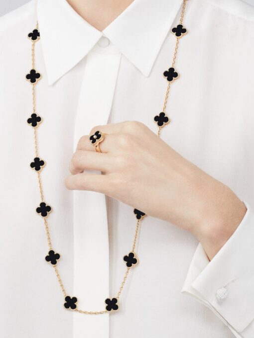 Langes Collier Vintage Alhambra Necklace - Image 2