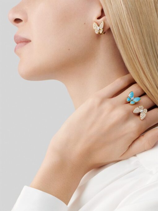 Two Butterfly earrings - Image 2
