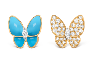 Two Butterfly earrings