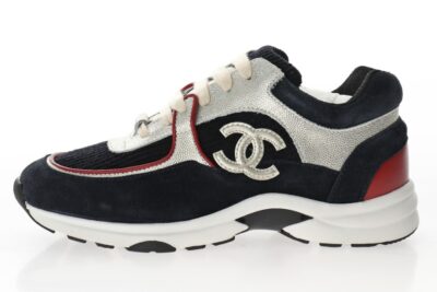 Chanel Low Top Trainer Black Ivory