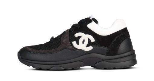 Chanel Low Top Trainer Black White