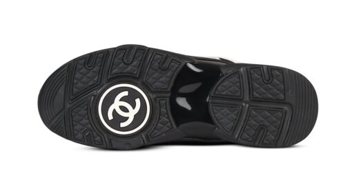 Chanel Low Top Trainer Black White - Image 4