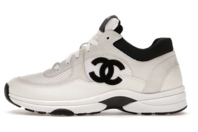 Chanel Low Top Trainer White Black