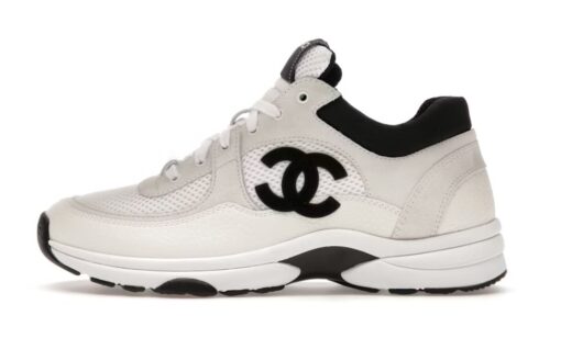 Chanel Low Top Trainer White Black