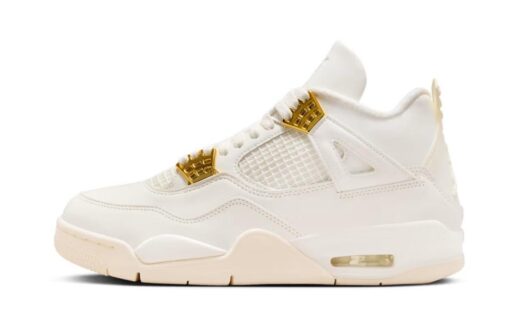 Nike Air Jordan 4 Sail Metallic Gold