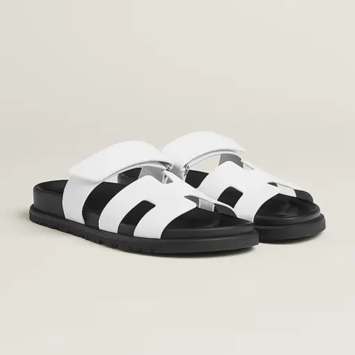 Hermes Chypre Sandal White - Image 2