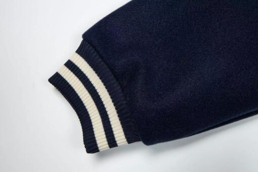 Wool letter jacket - Image 4