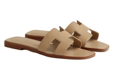 Hermes Sandal Oran Beige Lin
