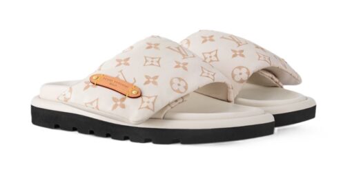 LV Pool Pillow Comfort Beige - Image 2