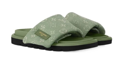 LV Pool Pillow Comfort Khaki - Image 2