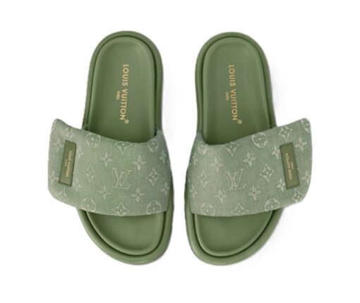 LV Pool Pillow Comfort Khaki - Image 3
