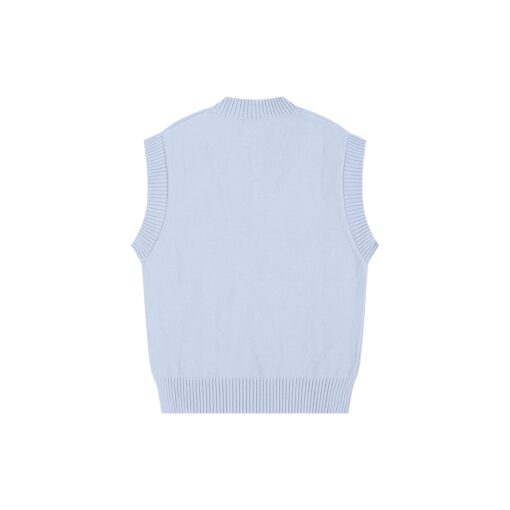 V-neck wool vest - Image 2