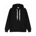 Hoodie White Black - Image 4