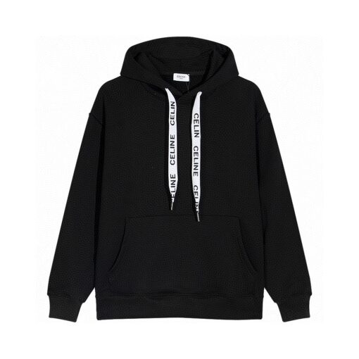 Hoodie White Black - Image 4