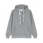 Hoodie White Black - Image 2