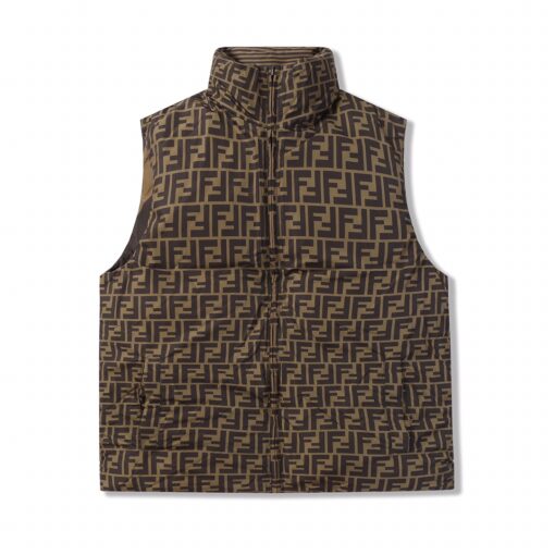 Double sided standing collar vest - Image 2