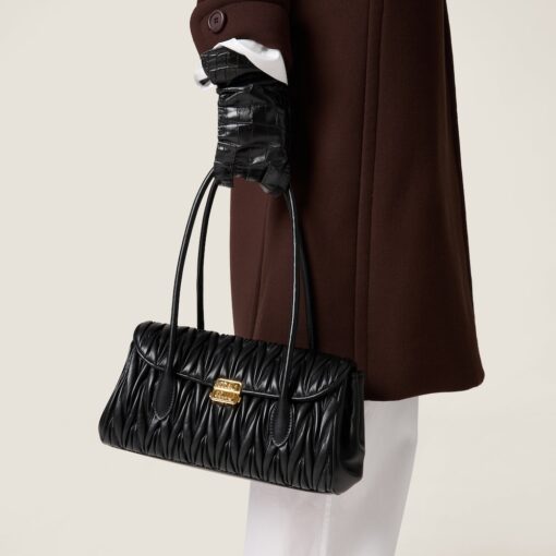 Miu Miu Matelasse Nappa Leather Shoulder Bag - Image 4