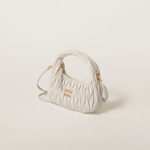 Miu Miu Wander Hobo Bag White - Image 3