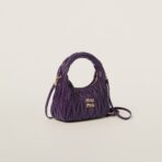 Miu Miu Wander Hobo Bag Violet - Image 3