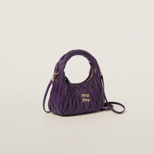 Miu Miu Wander Hobo Bag Violet - Image 3