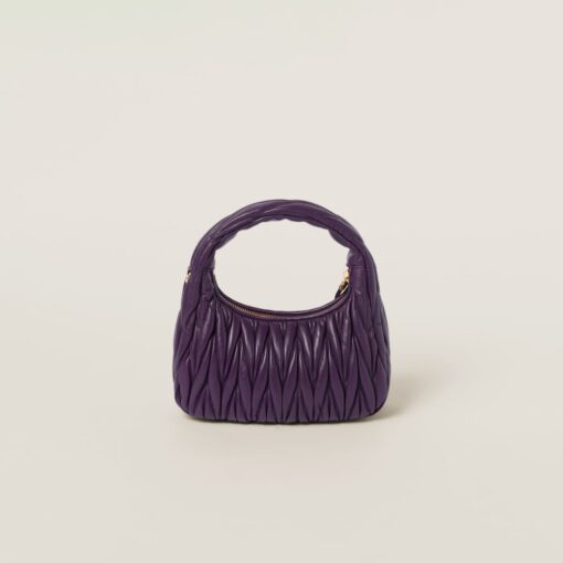 Miu Miu Wander Hobo Bag Violet - Image 2
