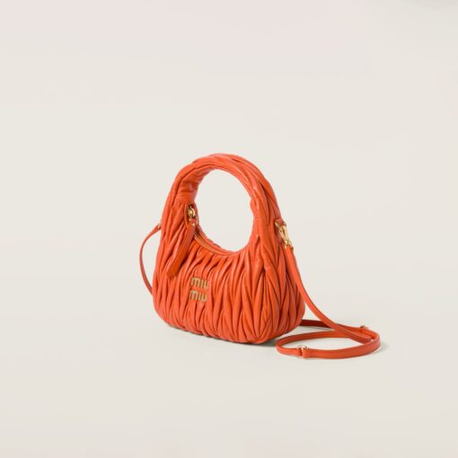 Miu Miu Wander Hobo Bag Orange - Image 3