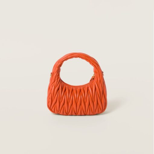 Miu Miu Wander Hobo Bag Orange - Image 2