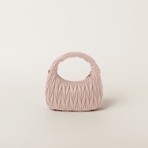 Miu Miu Wander Hobo Bag Powder Pink - Image 3
