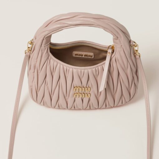 Miu Miu Wander Hobo Bag Powder Pink - Image 2