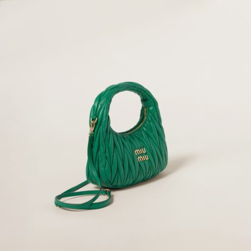 Miu Miu Wander Hobo Bag Green - Image 2