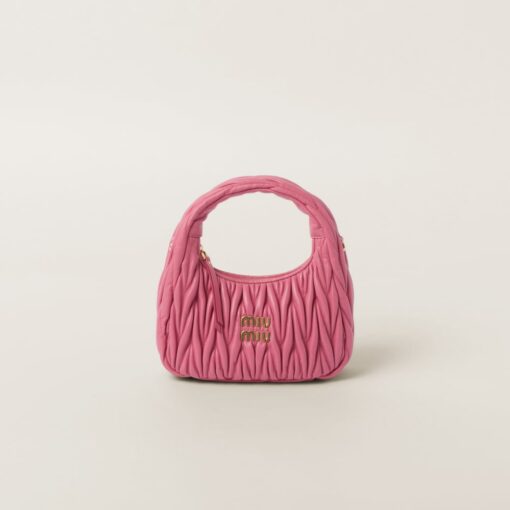 Miu Miu Wander Hobo Bag Begonia  Pink