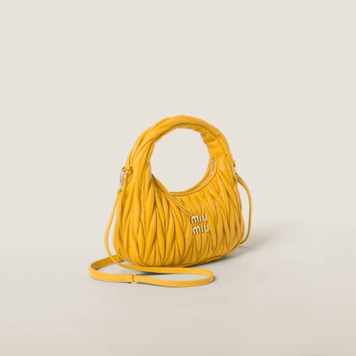Miu Miu Wander Hobo Bag Yellow - Image 2