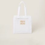 Miu Miu Tote Bag White