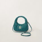 Miu Miu Wander Hobo Bag Lagoon Blue - Image 2