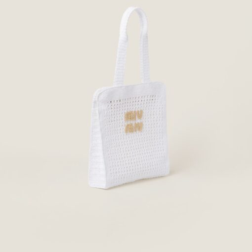 Miu Miu Tote Bag White - Image 3