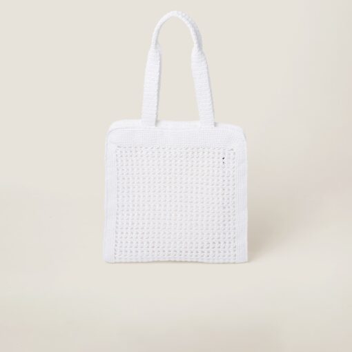 Miu Miu Tote Bag White - Image 2