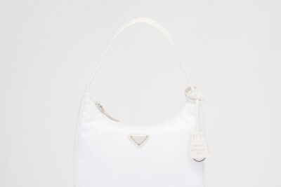 Prada Re-Nylon Mini Bag White