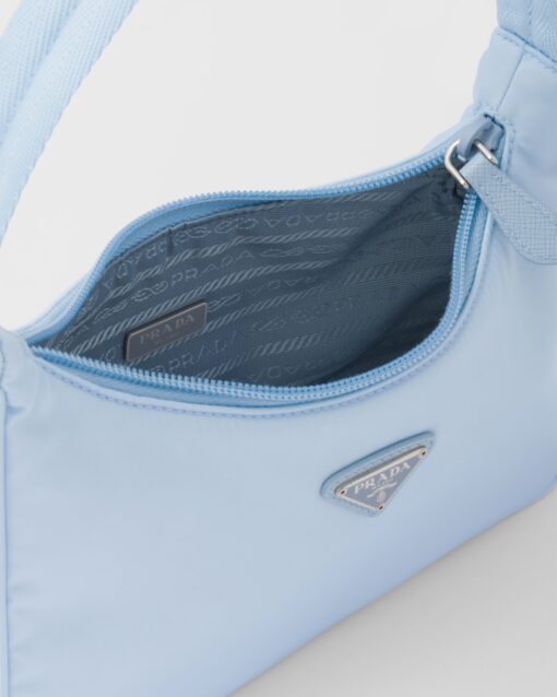 Prada Re-Nylon Mini Bag Light Blue - Image 4