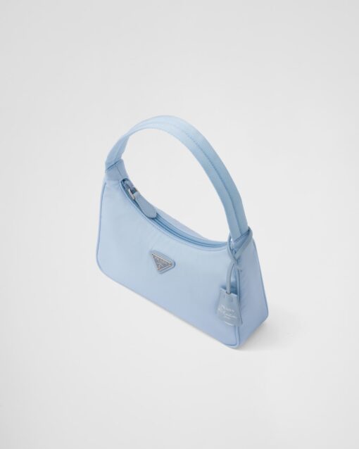 Prada Re-Nylon Mini Bag Light Blue - Image 2