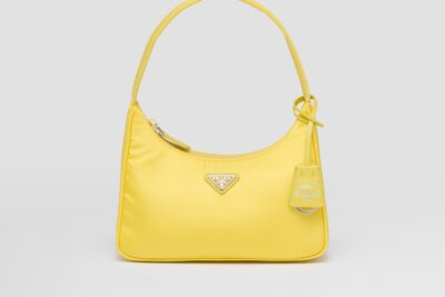 Prada Re-Nylon Mini Bag Lemon Yellow