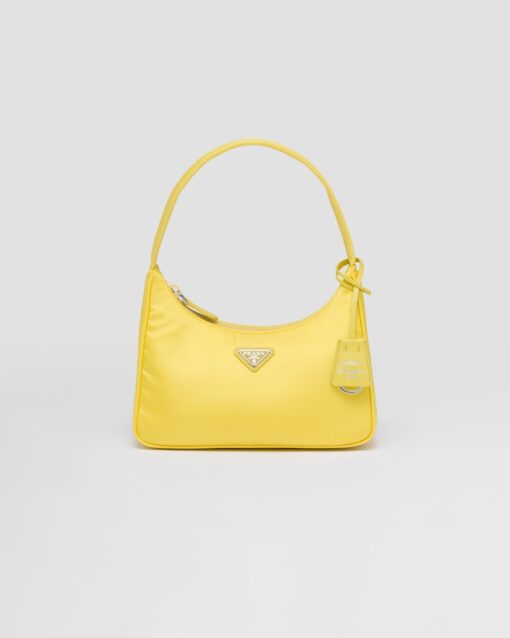 Prada Re-Nylon Mini Bag Lemon Yellow